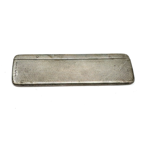 31 - Antique silver comb case & comb