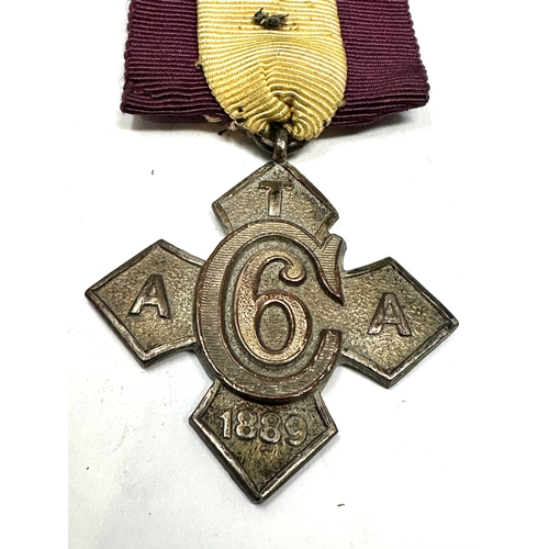411 - Army Temperance Association (ATA) medal, awarded to soldiers for maintaining sobriety. 
The central ... 