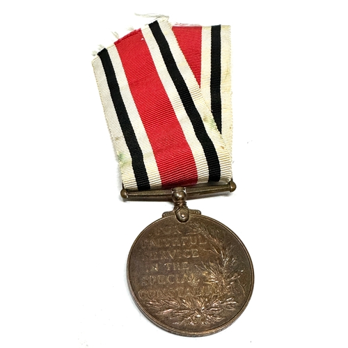 289 - Special Constabulary George V Long Service Police Medal to FRANK PEACOCK