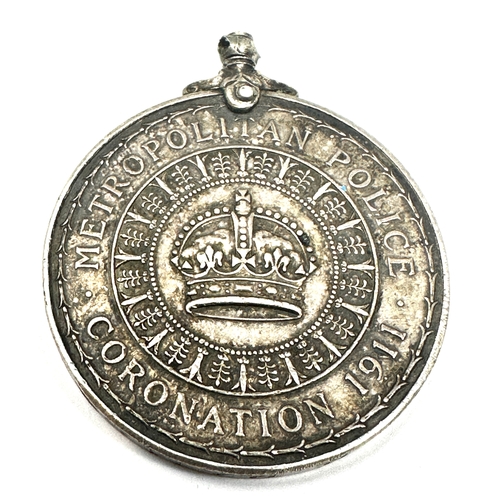 306 - Silver King George V Police Coronation Medal, 1911, to Police Constable R.Ramsey weight 32.2g