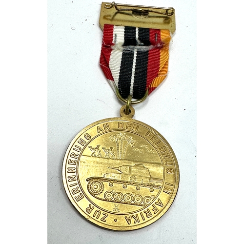 328 - commemorative medal for the 50th anniversary of the Deutsches Afrikakorps (DAK). The DAK was the Ger... 
