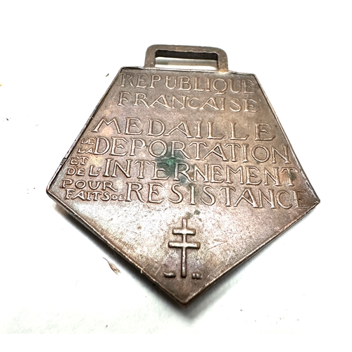 334 - French Medal for Deportation and Internment For Acts of Resistance 1939-1945