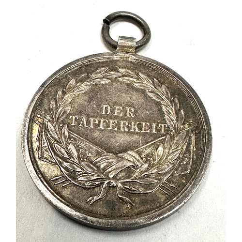 349 - Austro-Hungarian Franz Joseph I Silver Bravery Medal.