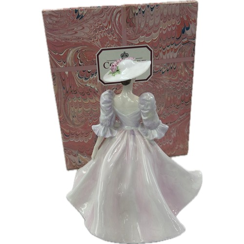 587 - Vintage Coalport Barbara Ann lady figurine, boxed
