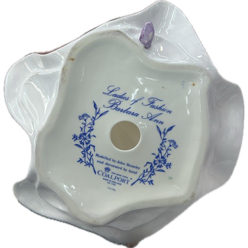 587 - Vintage Coalport Barbara Ann lady figurine, boxed