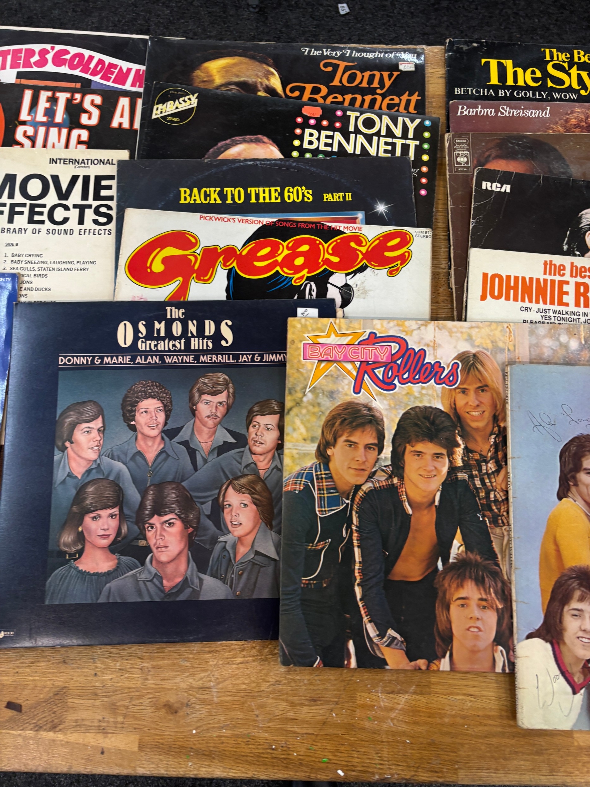 Larhe selection of records includes 60s 70s and 80s etc