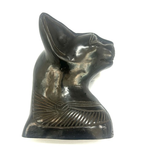 472 - Ornament of the Egyptian goddess Bastet, overall height 6 inches