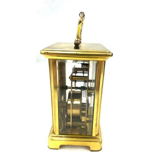 500 - 3 Brass carriage clocks consisting of Bayard brass carriage clock, 9 jewel, Duverdrey & Bloquel Fran... 