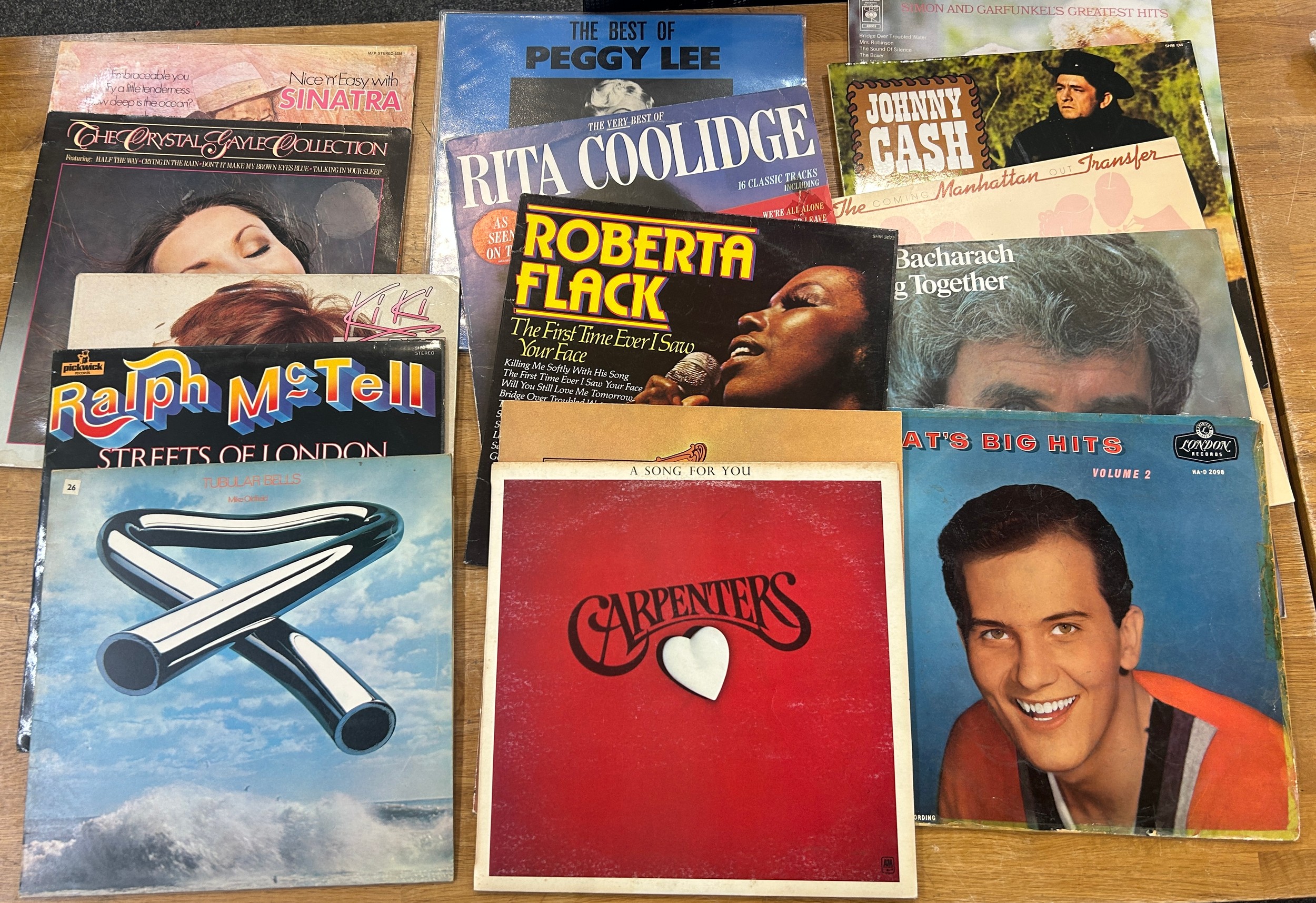 Selection of LPs to include Robert Flack, etc