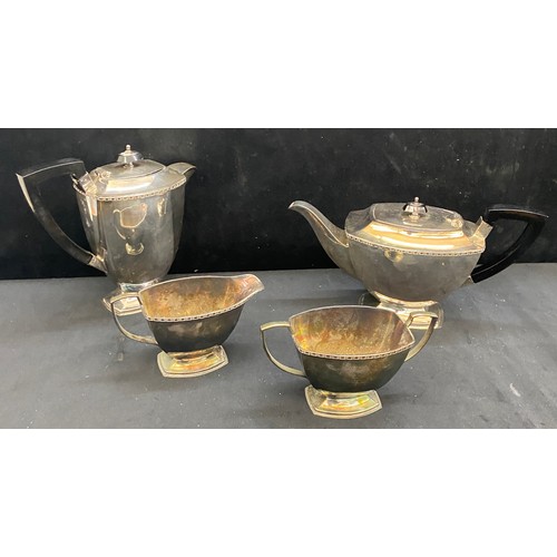 444 - Antique silver plated 1920s tea service