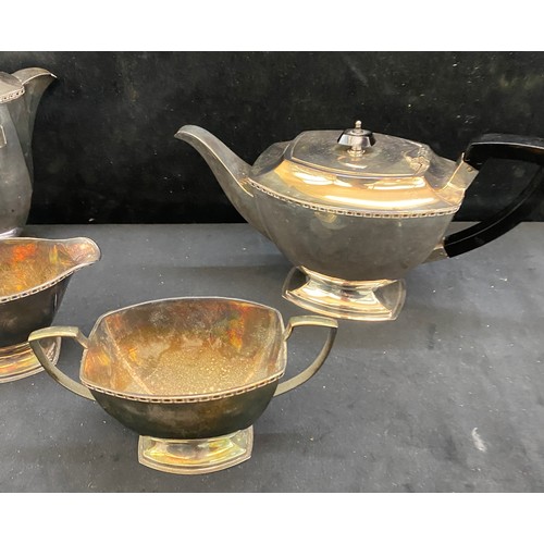 444 - Antique silver plated 1920s tea service