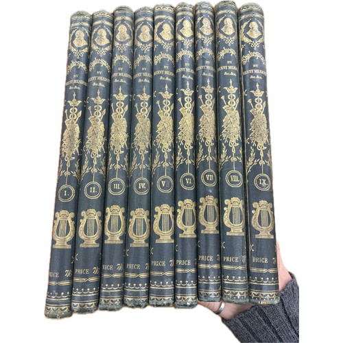 60 - The Complete works of Shakespeare. Illustrated by Kenny Meadows. The London Printing and Publishing ... 