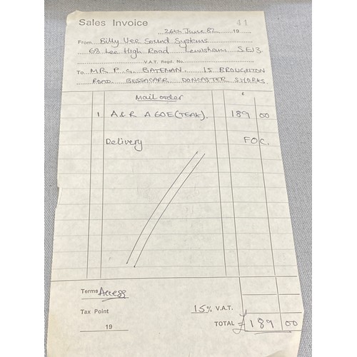 200 - 1970's Alba UA900 Amplifier, powers up, unable to test