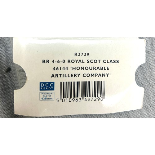 108 - A boxed Hornby 00 gauge locomotive Super Detail R2729, BR 4-6-0, Royal Scot Class 46144 Honourable A... 
