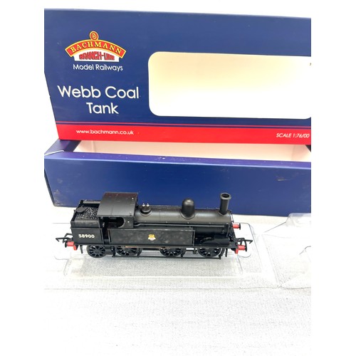 141 - Boxed Bachmann Branch-line Class 3F Fowler Jinty 47483 BR Black early emblem, LNWR Webb Coal tank 58... 
