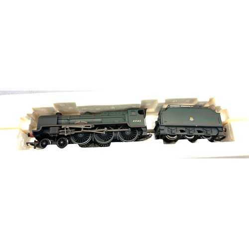 103 - Boxed Hornby OO gauge model railway locomotive engine No. R2456 Weathered BR Green Patriot class loc... 
