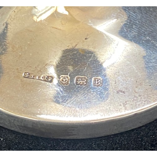 448 - Pair 1936 silver candlesticks, one other silver candlestick, tallest measures approximately 3 inches