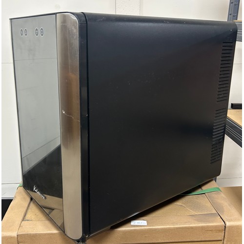 395 - Kalamera table top wine cooler, untested, measures approximately: 19 inches tall x 20 deep and 13.5 ... 