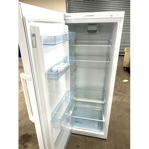 390 - Bosch electronic tall fridge measures approximately: 63 inches tall x 23.5 wide and 27 deep with han... 
