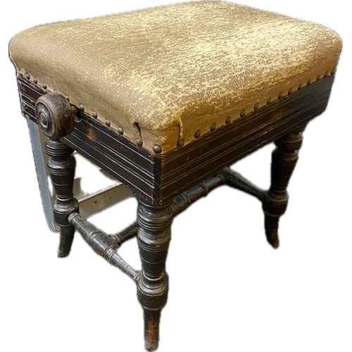 333 - Vintage piano stool