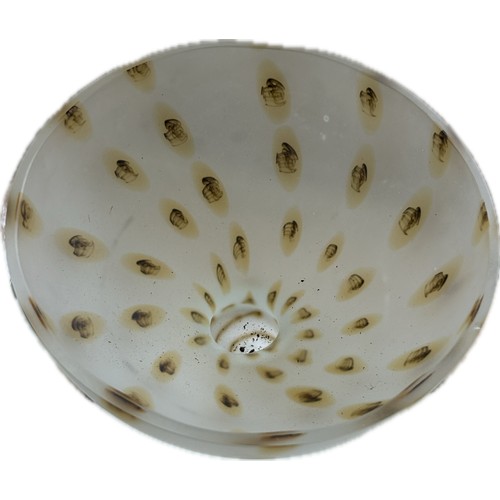 486 - LSA international glass bowl vase measures approximately: 7 inches tall x 8 diameter