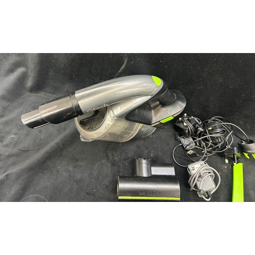 242 - Gtech rechargeable hand held hoover with accessories, all untested