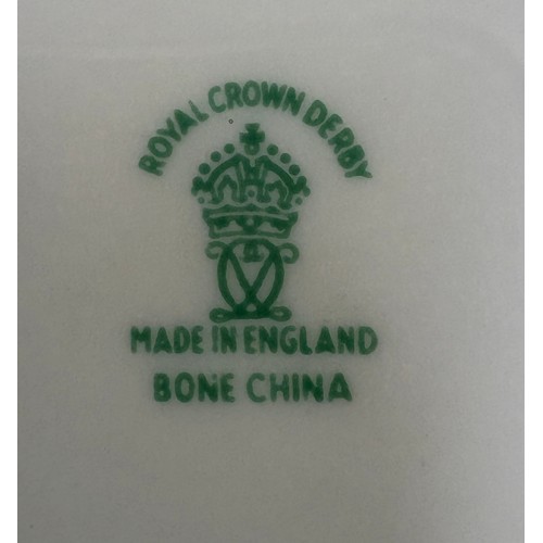 243 - Selection of Royal Crown Derby cups, saucers, cake and side plates all with the Derby  Posies patter... 