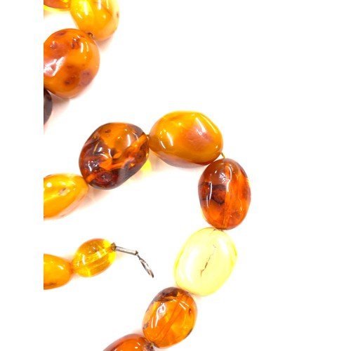 492 - Modern amber necklace