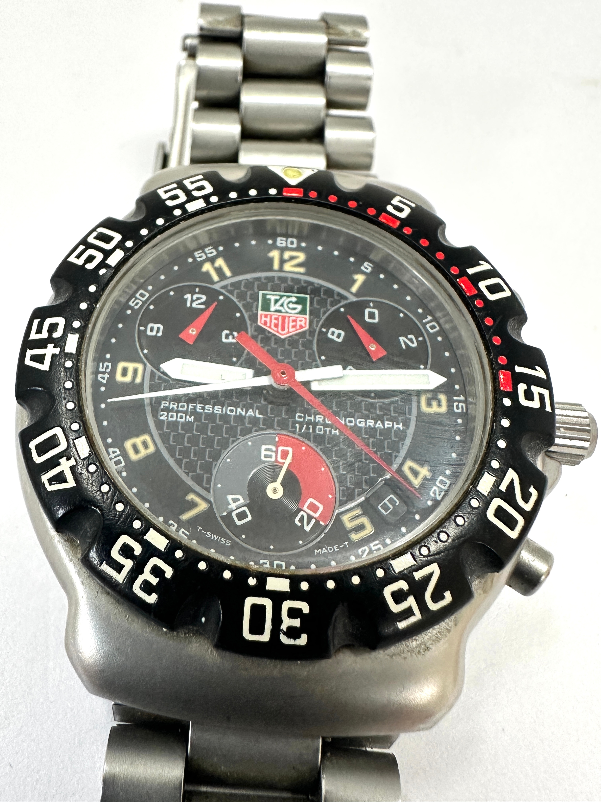 TAG HEUER Professional F1 Chronograph Quartz watch official F1 time ...