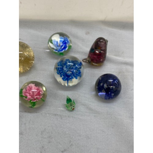 509 - Selection of assorted paperweights