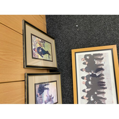 158 - Selection of prints By Lawsons woods includes nine pints of the law, Small fry etc