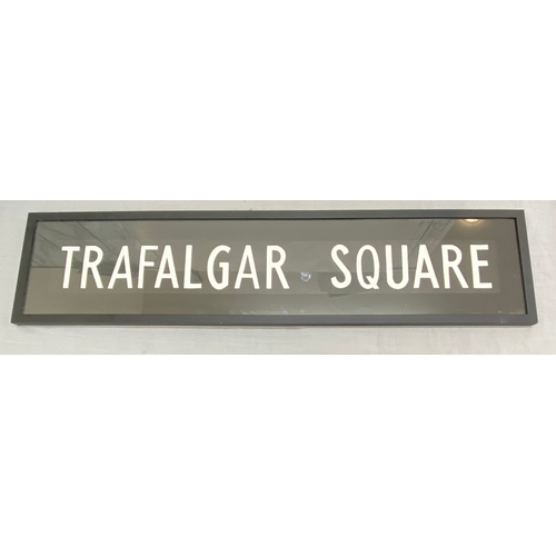 Trafalgar Square framed street sign print measures approximately 43 ...