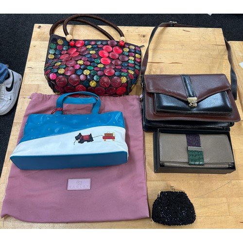 Ladies Radley designer bag, vintage button detail bag, selection of ...
