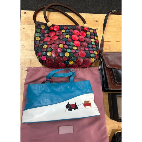 Ladies Radley designer bag, vintage button detail bag, selection of ...