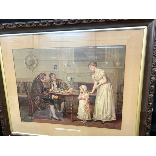 134 - Framed Pears print, Tempted by shy, frame measures approximately 27.5 x 33.5 inches