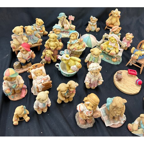 218 - Selection of collectable teddy ornaments