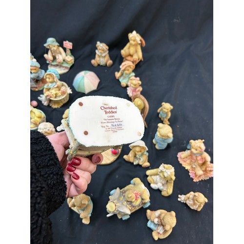 218 - Selection of collectable teddy ornaments