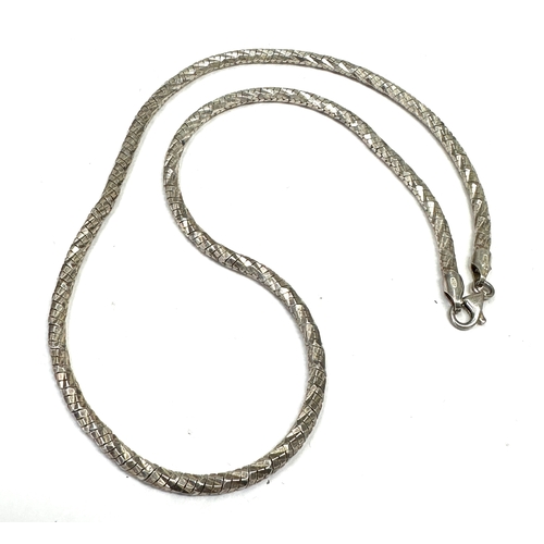 131 - Vintage silver necklace chain weight 37g