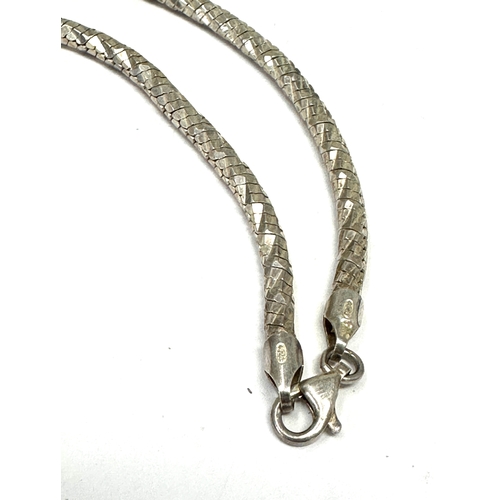 131 - Vintage silver necklace chain weight 37g