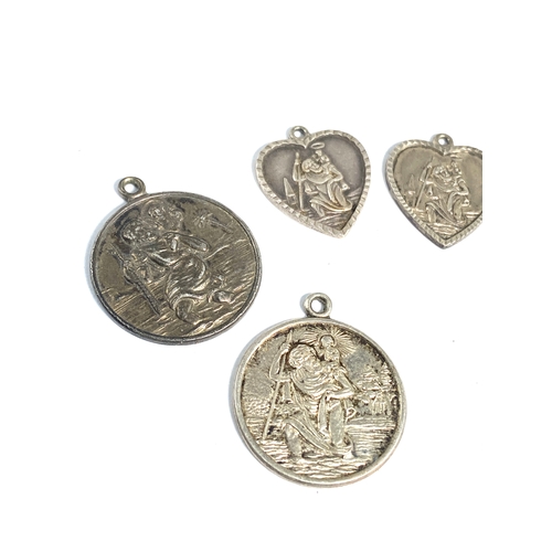 172 - Selection Of Vintage Silver Pendants Weight 24g