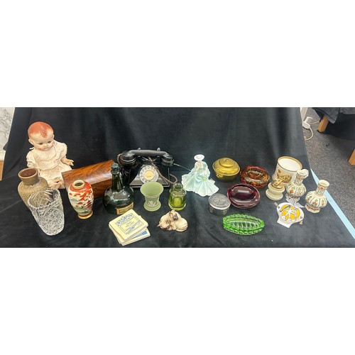 Selection of miscellaneous items to include a Pedigree England doll ...