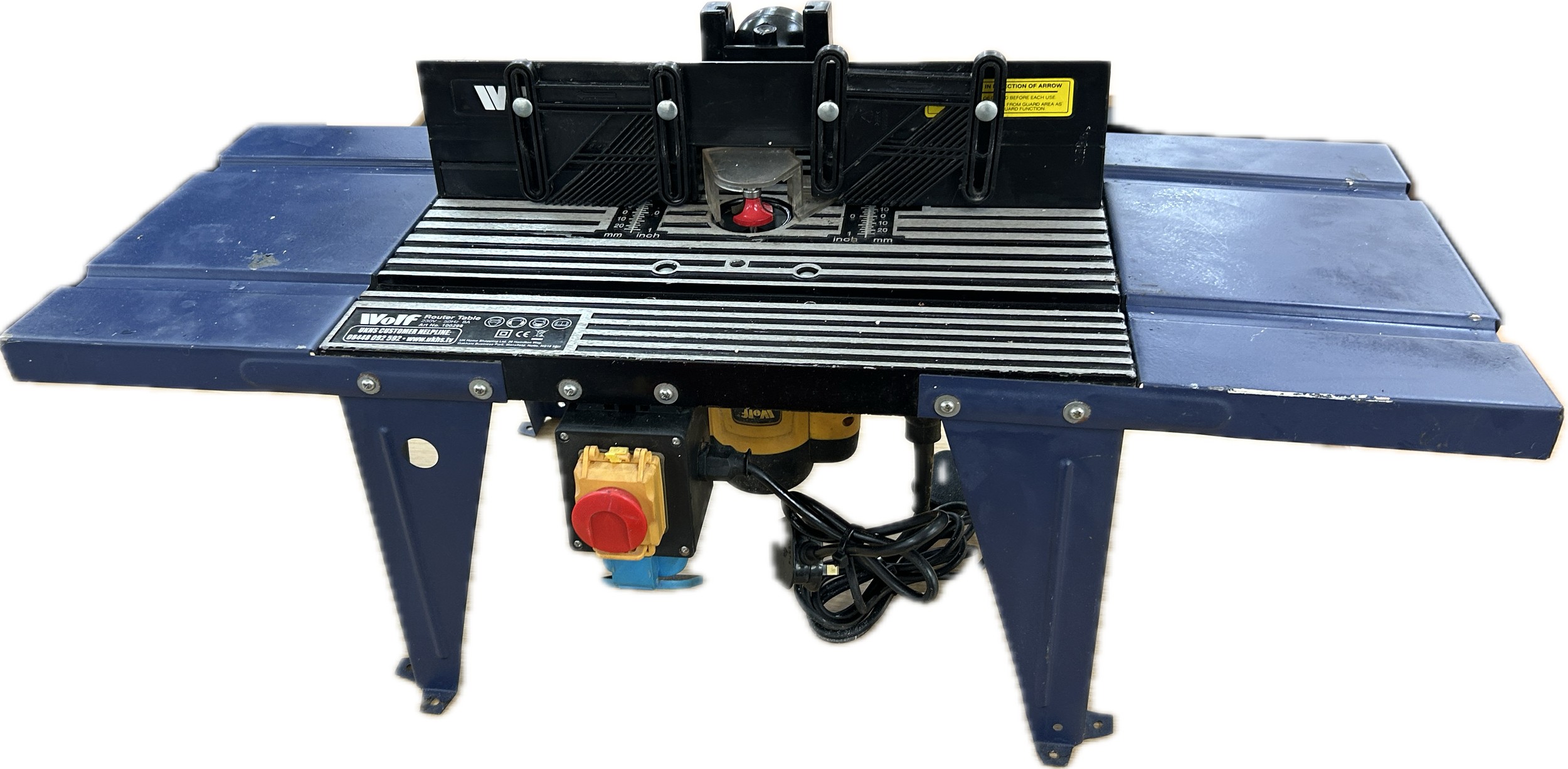 Wolf router table and a wolf router in working order