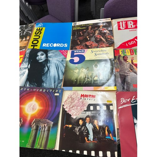 Selection of assorted LPs to include UB40, Motown, Smoky Robinson etc