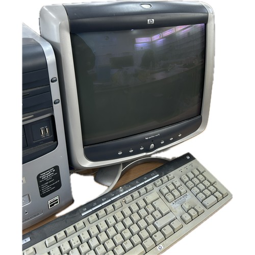 Vintage HP Pavilion MX70 16” Inch CRT Retro Gaming monitor, tower and ...