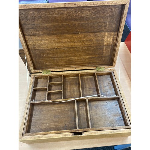 2 Meccano storage boxes, largest measures approximately Height 10 ...