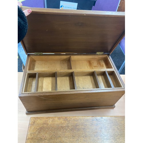 2 Meccano storage boxes, largest measures approximately Height 10 ...