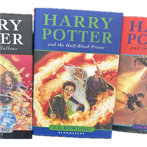 424 - Three Harry Potter books Harry Potter And The Half Blood Prince - First Edition - Hardback, Harry Po... 