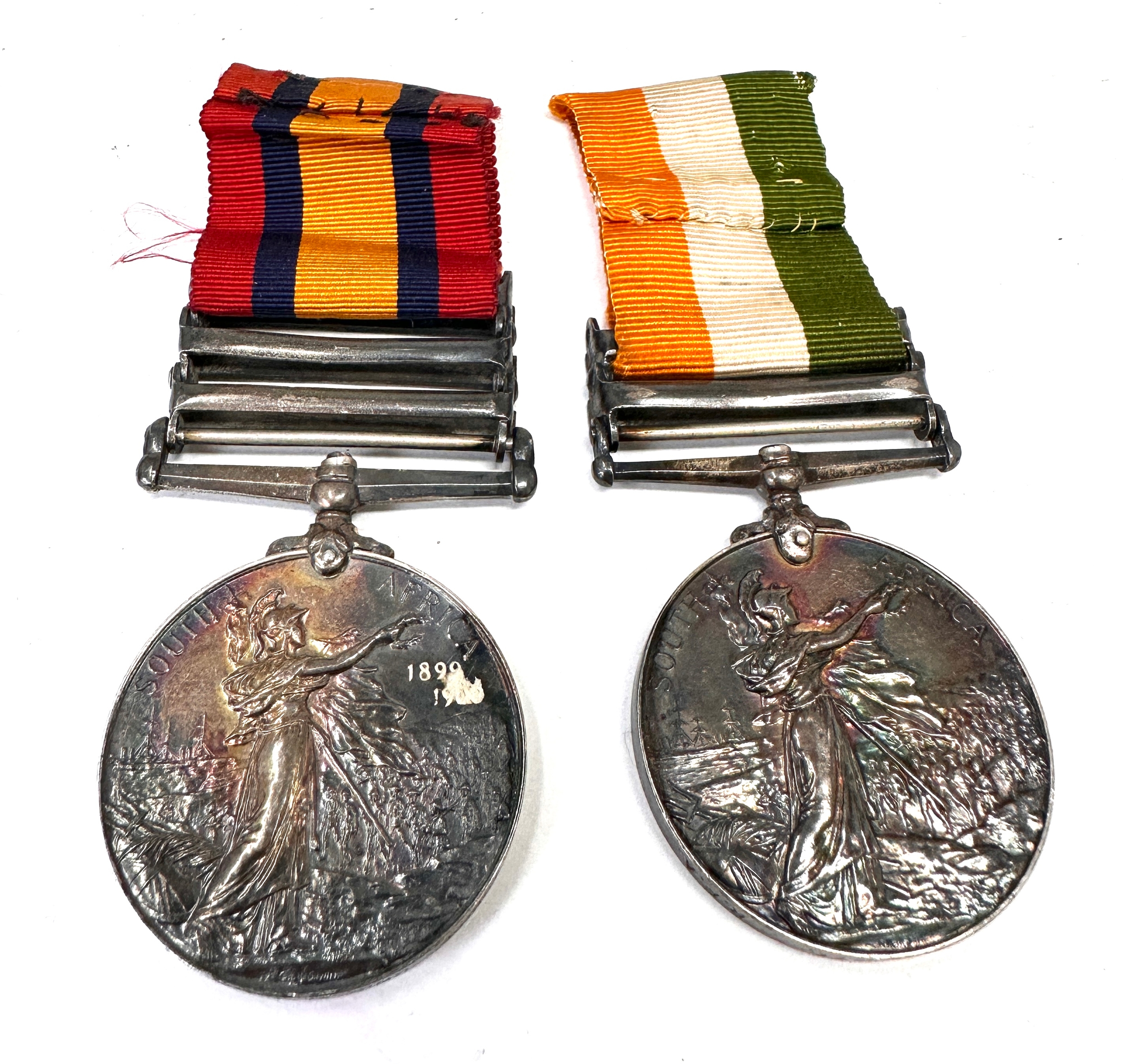 Queen & King South Africa Boer War medals to 78804 gnr w.mynett.r.f.a