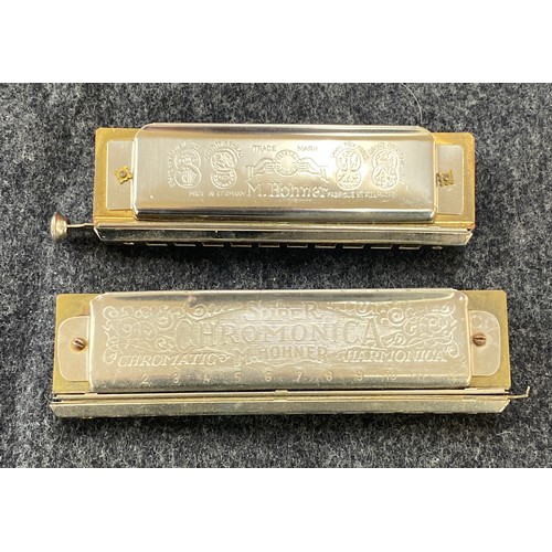 422 - Two vintage M.Hohner harmonicas