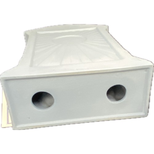 61 - Vintage Danbury Mint exclusive Wedgwood blue and white ' The Millennium Clock' with certificate of a... 